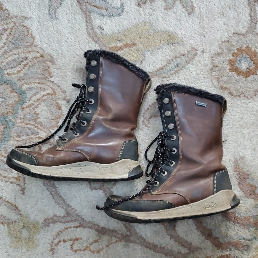 Chaco Borealis tall waterproof leather lined boots
